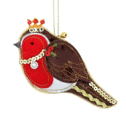 Luxurious Fabric Hanging Robin