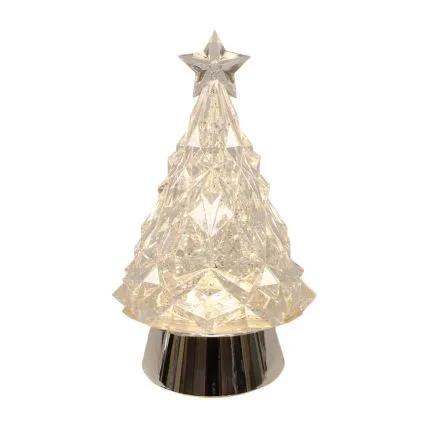 Light Up Christmas Tree Spinner Small