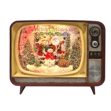Light Up TV Spinner - Santa and Friends