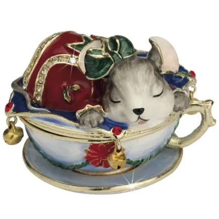 Mouse Sitting in a Tea Cup