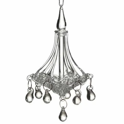 Hanging Glass Chandelier