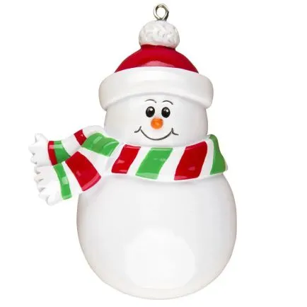 Snowman Personalising Decoration