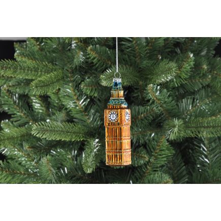 Big Ben Glass Hanging Ornament