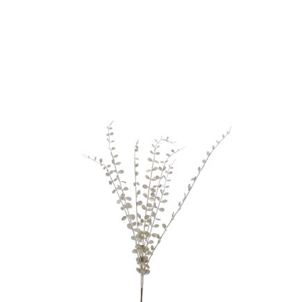 56cm champagne gold eucalyptus spray