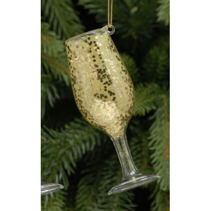 Gold Prosecco Glass