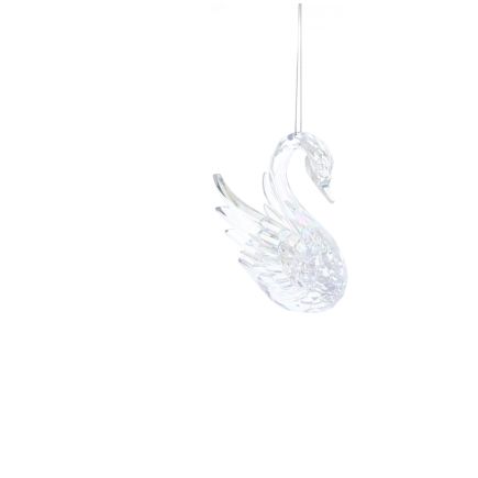 10cm clear acrylic swan