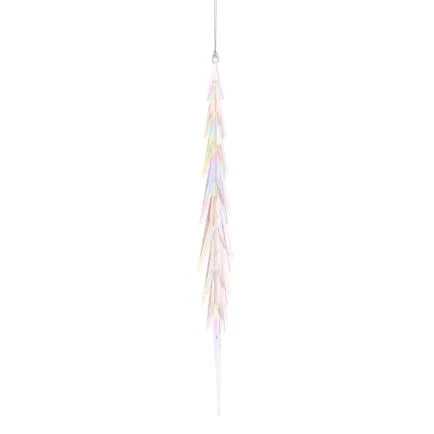 Pink Iridescent Contemporary Acrylic Icicle