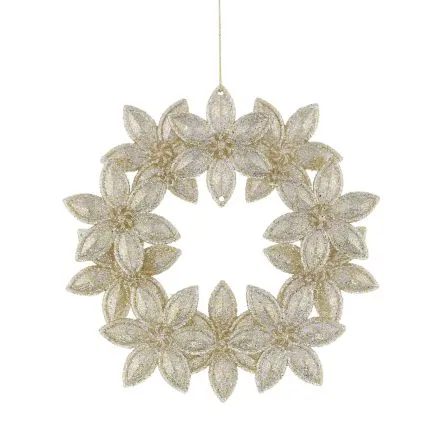 Champagne gold acrylic wreath