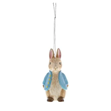 Ceramic Peter Rabbit Hanging Ornament