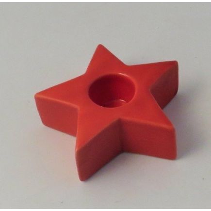 Red Star Dinner Candle Holder.