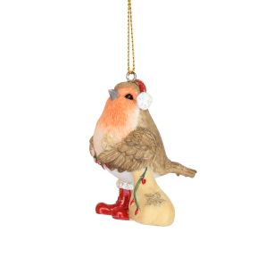 Gisela Graham Robin with Sack