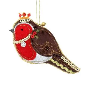 Luxurious Fabric Hanging Robin