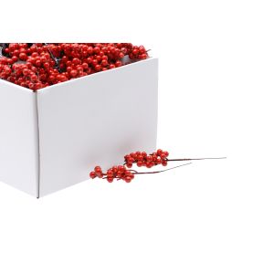 16cm red berry spray