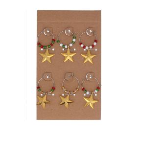 Star Wine Glass Charms