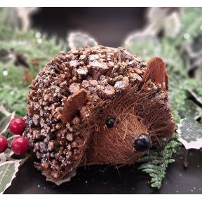 Gisela Graham Twig Glitter Hedgehog Small