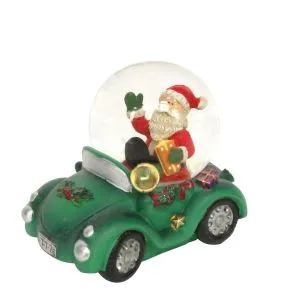Santa in Car Mini Dome - 45mm