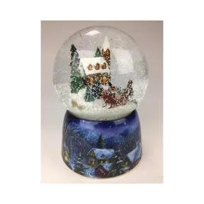 Horse Drawn Sleigh Ride Snow Globe