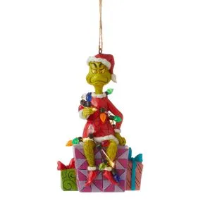 Grinch in Lights Bauble