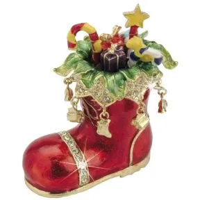 Santa's Boot Trinket Box
