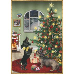 Festive Dogs Large Advent Calendar