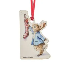 Peter Rabbit and his  Christmas Stocking