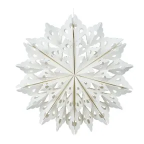 Hanging Paper Kirigami Snowflake Large