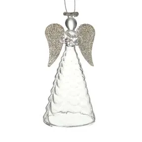 Glass Hanging Angel