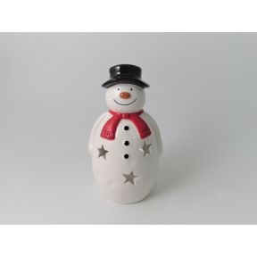Ceramic Snowman T-light Holder