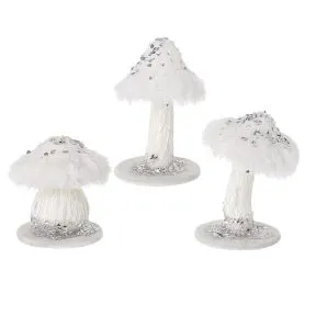 White & Silver Mushroom Set