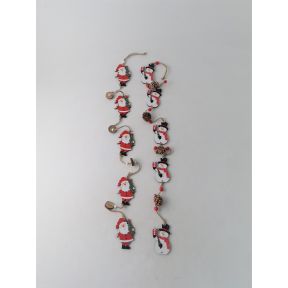 Santa-Snowman Garland