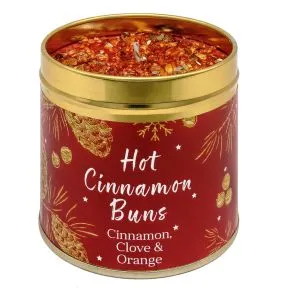 Christmas Candle Hot Cinnamon Buns