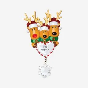 Reindeer Family of 3
