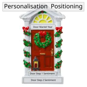 House Door with Wreath and Gar