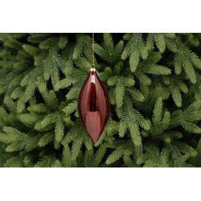 Red Antique Style Glass Olive