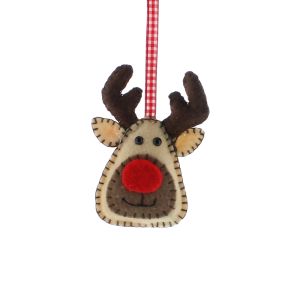 11cm hanging reindeer head