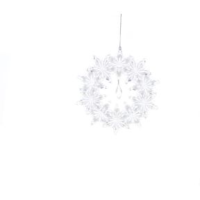 Ice white and silver wreath