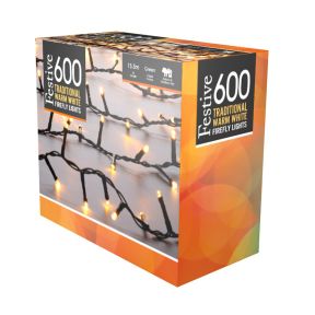 600 firefly lights - Traditional Warm White