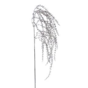 62cm champagne glitter hanging foliage spray