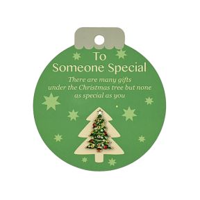 Someone Special Christmas Tree Pin