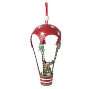 Rudolph in Hot Air Balloon