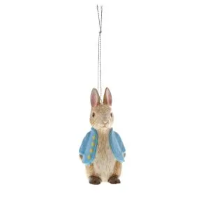 Ceramic Peter Rabbit Hanging Ornament