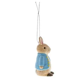 Ceramic Peter Rabbit Hanging Ornament