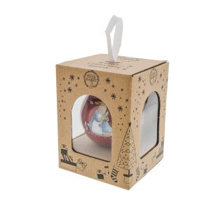 Mrs. Rabbit & Peter Rabbit Merry Christmas Bauble