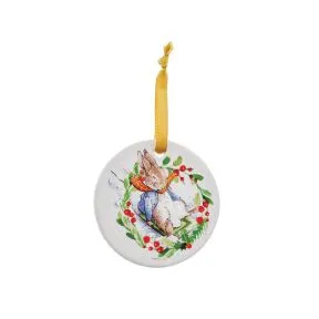 Peter Rabbit Ceramic Hanging Ornaments (Set of 4)