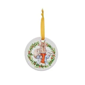 Peter Rabbit Ceramic Hanging Ornaments (Set of 4)