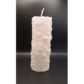 Frosted Large Pillar Candle