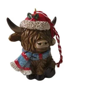 Christmas Highland Cows - individually sold