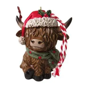 Christmas Highland Cows - individually sold