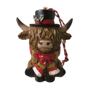 Christmas Highland Cows - individually sold