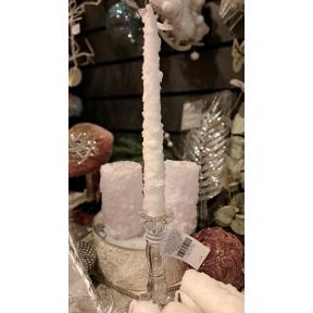 Taper Frosted Candle